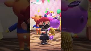 Animal Crossing New Horizons Goth Industrial Dance Party [upl. by Broderick]