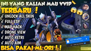 CHEAT ML MOD MENU TERBARU 2024  UNLOCK ALL SKIN DRONE VIEW RADAR MAP AUTO AIM [upl. by Esirrehc]