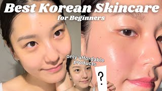 Korean skincare products  simple routine for beginners each skin type [upl. by Frohne]