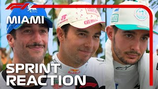 Drivers React After ActionPacked Sprint  2024 Miami Grand Prix [upl. by Leake182]