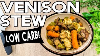 Low Carb Venison Stew Easy Crock Pot Recipe for this Comfort Food Without the Carbs🥘 [upl. by Edijabab]