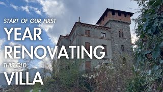 RENOVATION Timelapse Summary 5 The Start Of Our First Year Renovating an Abandoned House in Italy [upl. by Cirde]