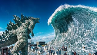 Godzilla Stops TSunami [upl. by Paresh]