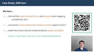 ASPLOS24  Lightning Talks  Session 1A  Explainable Port Mapping Inference with Sparse Performanc [upl. by Collar]