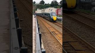 GWR class 800 poppy train clatters down the seawallPenzance to Paddington 800 306 IET [upl. by Aicined]