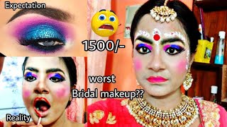 I WENT TO THE WORST REVIEWED quotBRIDALquot MAKEUP ARTIST IN INDIA KOLKATA  GONE WRONG [upl. by Vudimir765]