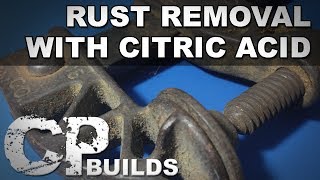 Rust Removal With Citric Acid  DIY Tool Restoration [upl. by Raymonds]