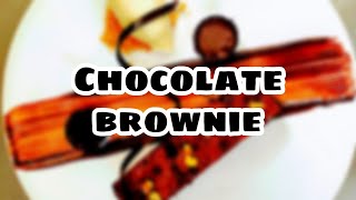 Restaurant style chocolate brownie recipe [upl. by Drugge390]