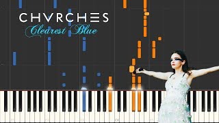 Clearest Blue  CHVRCHES Gryffin Remix  Piano Cover  FREE Sheet MusicMidi [upl. by Derick]