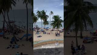 Playa del Escambrón San Juan Puerto Rico travel discoverpuertorico caribbeanisland turismo [upl. by Brandwein563]