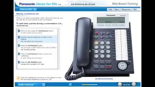 How to Make a Conference Call on Your KX TDE or KX NCP [upl. by Stevens]