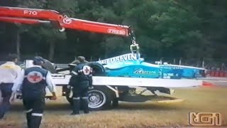 FISICHELLA CRASH TEST MONZA 2000Rare [upl. by Fried]