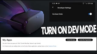 How to Turn on Developer Mode and Create an Organization for the Oculus Quest [upl. by Beverley]