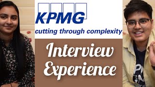 KPMG Interview Experience [upl. by Sephira]