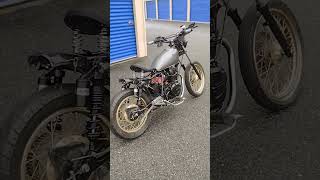 Knobby tires should be next kawasaki youtubeshorts scrambler bobber [upl. by Laiceps]