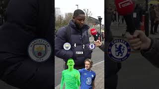 MAN CITY v CHELSEA FANS CHALLENGE 😱 shorts [upl. by Alicul528]