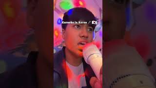 Noraebang in Korea 🎤🥸 noraebang 노래방 karaoke karaokesongs korean [upl. by Aiekam]