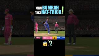 😱Can Bumrah Take HATTRICK in Real Cricket 24  mi vs rr in rc24 ipl 2024 shorts rc24 [upl. by Lenej]