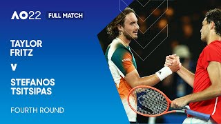 Taylor Fritz v Stefanos Tsitsipas Full Match  Australian Open 2022 Fourth Round [upl. by Ruomyes808]