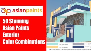 50 Stunning Asian Paints Exterior Color Combinations  Home Exterior Inspiration asianpaints home [upl. by Hannazus]