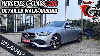 Explore the AllNew 2024 Mercedes CClass C200  Walkaround and Features 57 Lakhs [upl. by Pisano95]