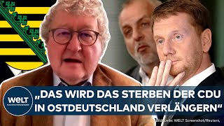 SACHSEN CDU könnte bei Landtagswahlen knapp vor AfD gewinnen  Aber langfristig kein Machterhalt [upl. by Culver]