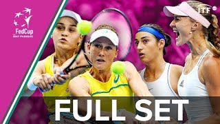 Australia v France  Fed Cup Final 2019  BartyStosur v MladenovicGarcia  FULL FINAL SET  ITF [upl. by Sheryle]