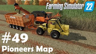 LS22 Pioneers Map 49 Zuckerrohr ernten neues Land amp alte Zuckerfabrik bauen  Farming Simulator 22 [upl. by Chemar466]