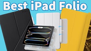 Top 3 Best Folio Cases for iPad Pro amp Air in 2024 [upl. by Aldo]