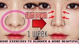 5 Min Nose Exercises To Slimmer amp More Beautiful in 1 Week  Top Exercises for Nose at Home [upl. by Hyacinthia]