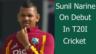 Sunil Narine On Debut In T20 Cricket  The Beginning Of A Great Mystery Spinner [upl. by Masuh]