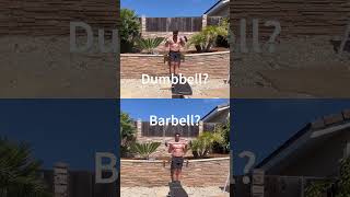 The Best Bicep Curl Dumbbell vs Barbell [upl. by Reiser]