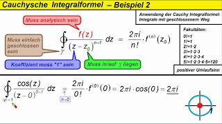 Cauchy Integralformel ►Beispiel 2 [upl. by Bax]