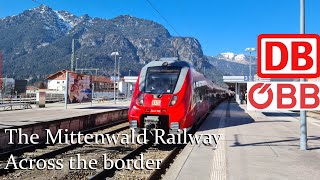 The Mittenwald Railway  GarmischPartenkirchen to Innsbruck  TRIP REPORT [upl. by Annay]