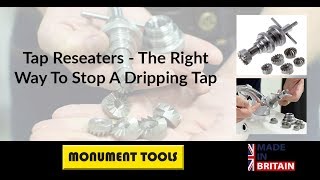 Tap Reseaters  The Right Way To Stop A Dripping Tap [upl. by Ainesell]