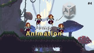 How to make jump animation  Animation in unity for beginners [upl. by Kenric]