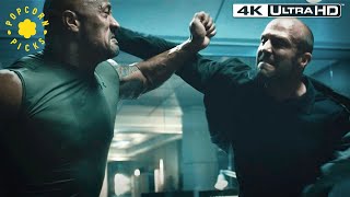 Hobbs vs Shaw Office Fight  Furious 7 4k [upl. by Harmony508]