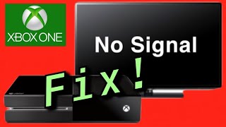 XBOX ONE ‘No Signal display HDMI and screen HOW TO FIX [upl. by Atnahsa]