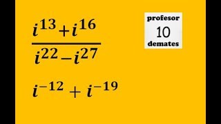 Potencias de i números complejos TRUCOS [upl. by Nocam]