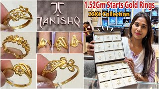 Tanishq Gold Rings Starting 152Gm🔥Designs With Price Under 3Gm Tanishq Gold Ring Designs amp Price [upl. by Amiaj]