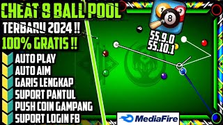 GRATIS‼️CHEAT 8 BALL POOL TERBARU 2024 NEW UPDATE AIM TOOL GARIS PANJANG OTOMATIS 3 LINE ANTI BANED [upl. by Airdnala]