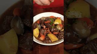 French recipe of Beef bourguignon 🤤 shorts [upl. by Frederique]