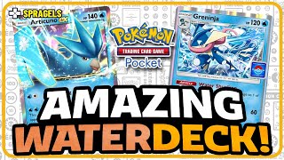 The NEW Best Greninja Deck l  Pokemon TCG Pocket [upl. by Yesdnil]