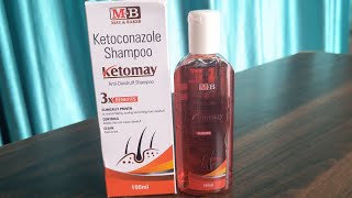 Ketomay anti dandruff shampoo uses benefits amp side effects by Dr Shbbir [upl. by Feenah663]