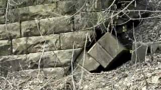 Buried Railroad Tunnel unearthed 1864 Bow Tunnel West Penn Trail Blairsville Indiana County PA [upl. by Senhauser]