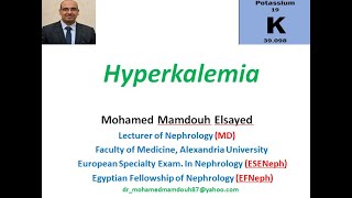 Hyperkalemia arabic language [upl. by Pelagia]