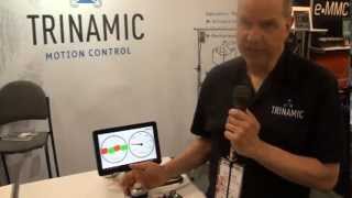 Trinamic shows their steppermotor driver technology at Design West 2013 [upl. by Ogires]