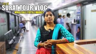 வாங்க என் கூட சூரத் சுற்றி பார்க்கலாம்  SURAT TEXTILE MARKET SHOPPING VLOG  AJMERA FASHION  JENI [upl. by Eusassilem]