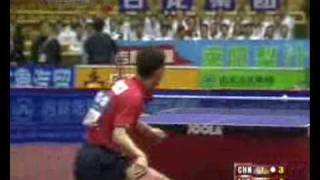 Werner Schlager vs Kong Linghui 2002 [upl. by Enair]