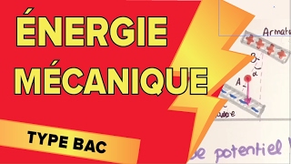 Energie Mécanique Cinétique et Potentielle  Exercice Type Bac  Mathrix [upl. by Adnawaj]